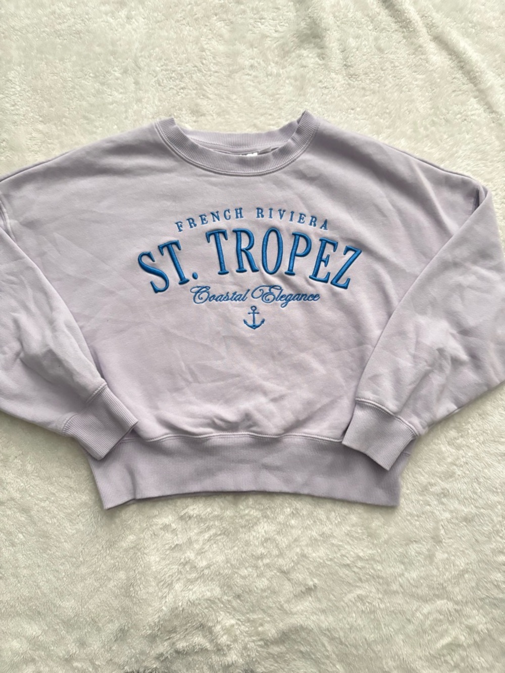 Mighty Fine Lavender Crewneck Sweatshirt